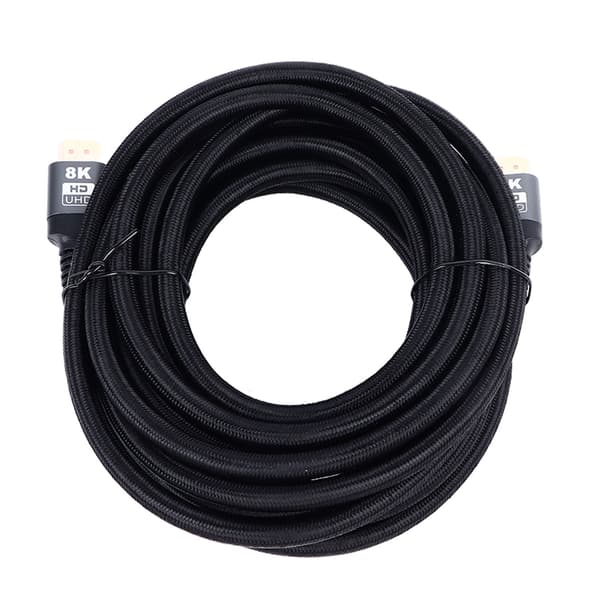 HD Multimedia Interface-kabel Guldpläterad 8K-stödd 48 Gbps Dynamisk HDR VRR QMS HD-kabel för TV-datorskärm Typ 1 5 meter