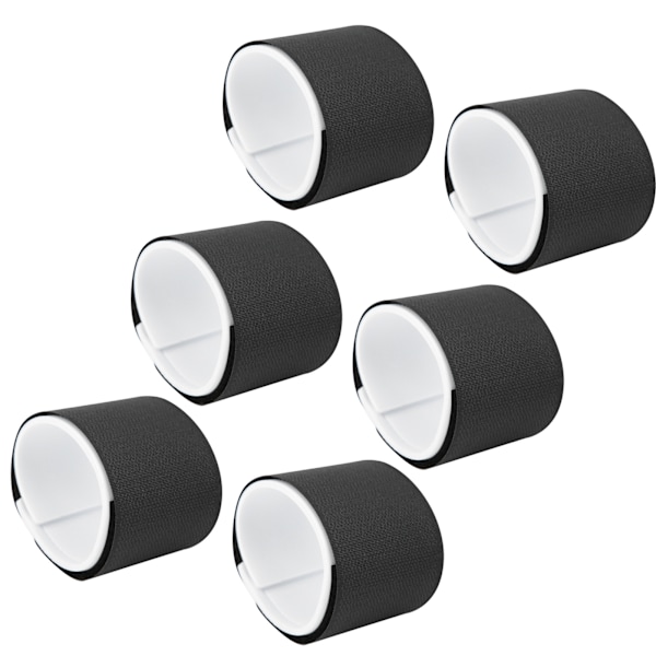 6 stk. justerbare skistropper Fastener Tape Hook and Loop Ski Fixing Wraps til nem transport