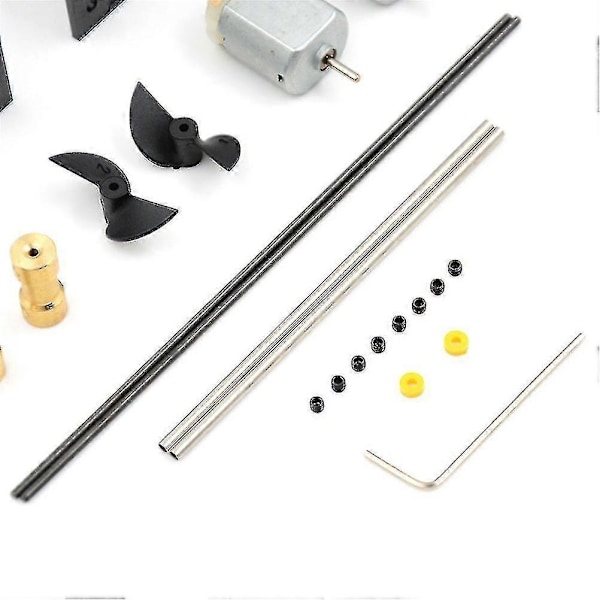 2 sæt Dobbelte Motorer Rc Båd Motor Drivsæt 130 Motor Kit Til Diy Model Skib Zekai