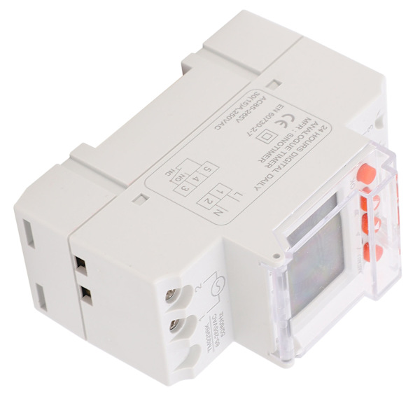 Digital Timer Switch Tidsstyring Programmerbar Flydende Krystal Display TM929BK 85‑265V 30A