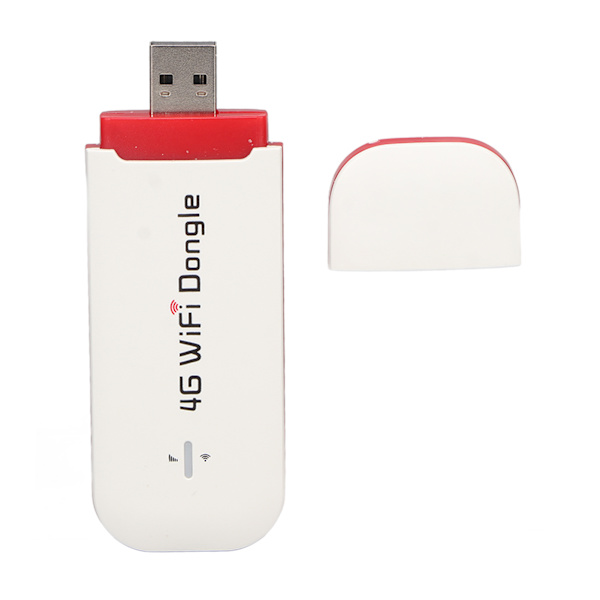 4G bærbar wifi høj hastighed plug and play USB-drevet mobil wifi hotspot trådløs router hvid
