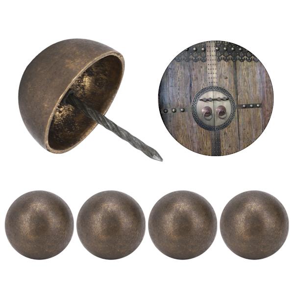 4 stk møbelspiker rund hode antikk messing dekorative sofa møbler tilbehør 3cm-6cm5cm bronse