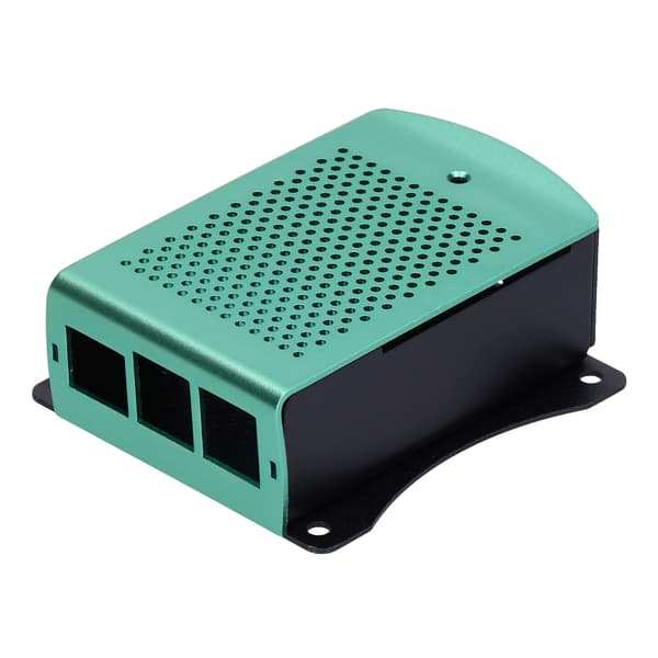 Varmeavledende kabinett i aluminiumslegering med vifte for Raspberry Pi 2 3 B B+