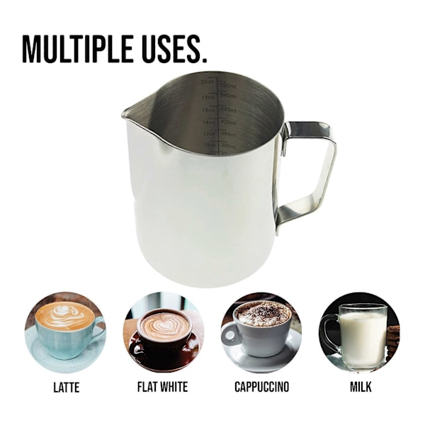 600ml Barista Melkekanne for Kaffemaskin