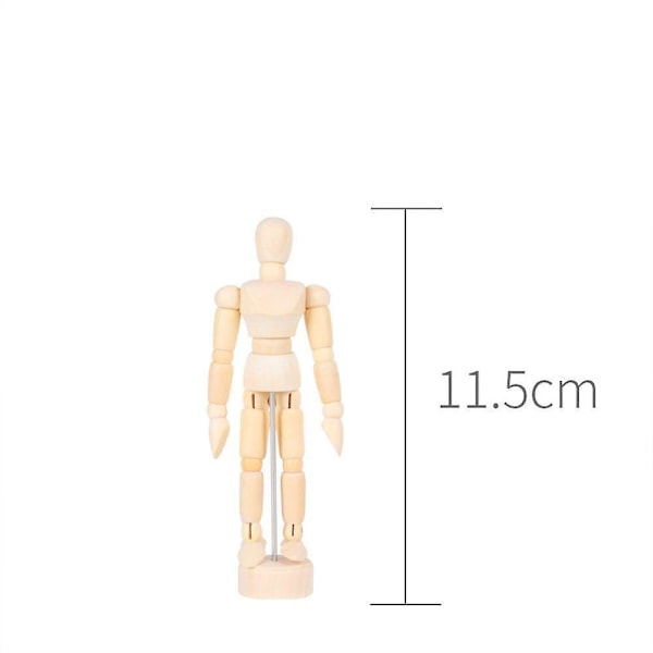 Kunstnerisk Træ Mannequin Skitsemodel