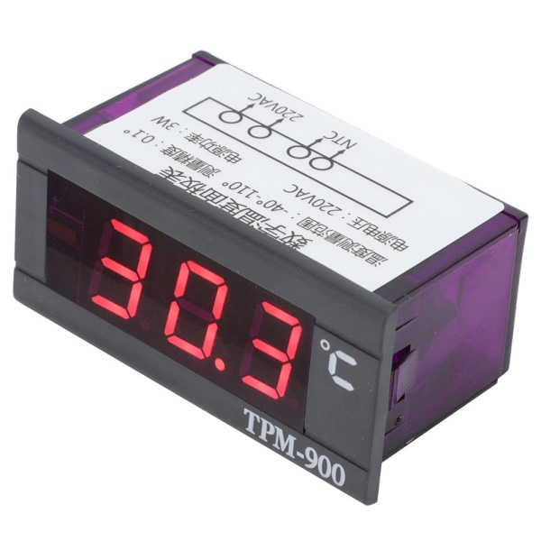 Mini LCD digital temperaturpanelmätare Termometer temperaturindikator -40℃ - +110℃