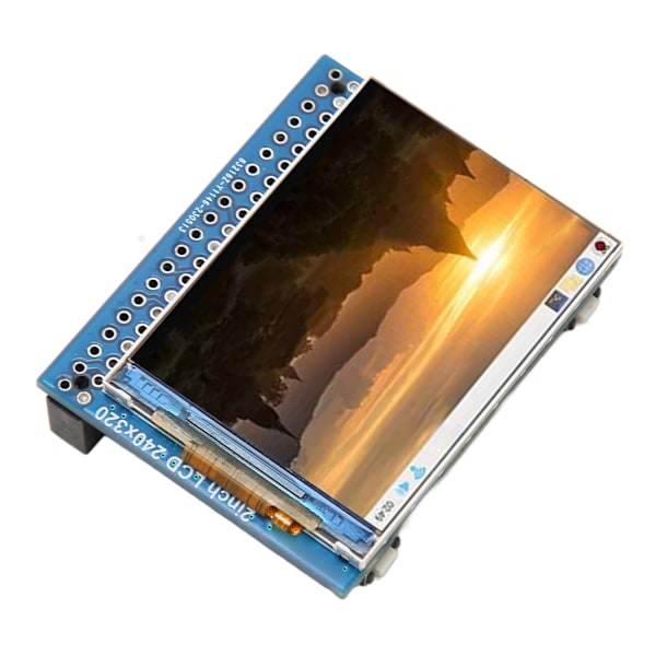 IPS LCD-modul 2 tum 40PIN GPIO-huvud Inbyggd högtalare Ljudspelning LCD-skärmmodul för RasPi DIY-utveckling