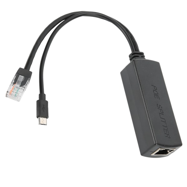 POE Splitter Strømforsyningsmodul USB Standard Isolasjon Separator Kabel 48V til 5V