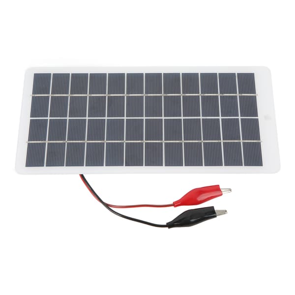 5W 12V polykrystallinsk silisium solcellepanel høy effektivitet energibesparende bærbart solcellebatterilader