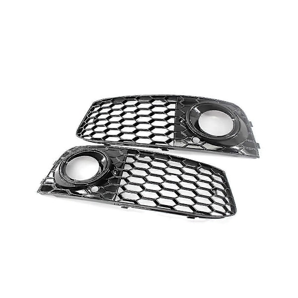 Kiiltävä musta verkko sumuvalon kehysmaski A4 B8 RS4 2009-2012 8KD807682 8KD807681