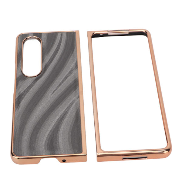 Phone case Nano galvanisering Repsäkert Galaxy Texture Folding Cover för Samsung Galaxy Z Fold 4 Grey