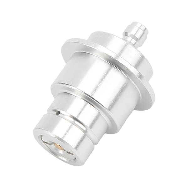 CO2-adapter aluminiumlegering 0,3 tum snabbkoppling slitstark hög hårdhet sodamaskinanslutning silver