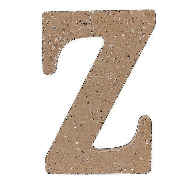 Dejlig Engelsk Bogstavformet Statue Dekor Håndlavet Godt Udskåret MDF Statue Model Til Hjemmet-zzy Z