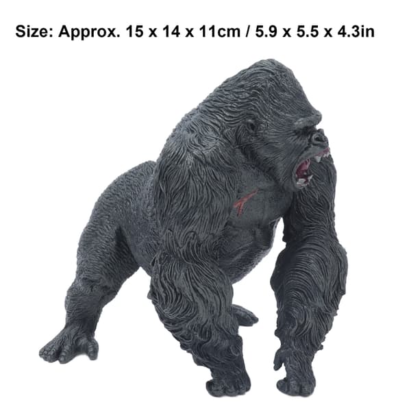 Realistisk chimpanse statue plastik dyre action figur håndmalet legetøjs statue model
