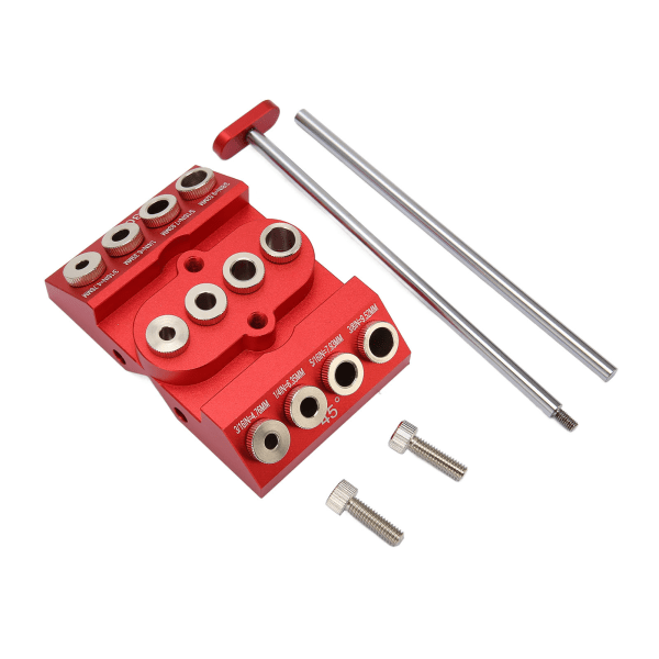 30 45 90 Vinklet Borguide Udvidet Positionering Multi Vinkel Træbearbejdning Bor Jig
