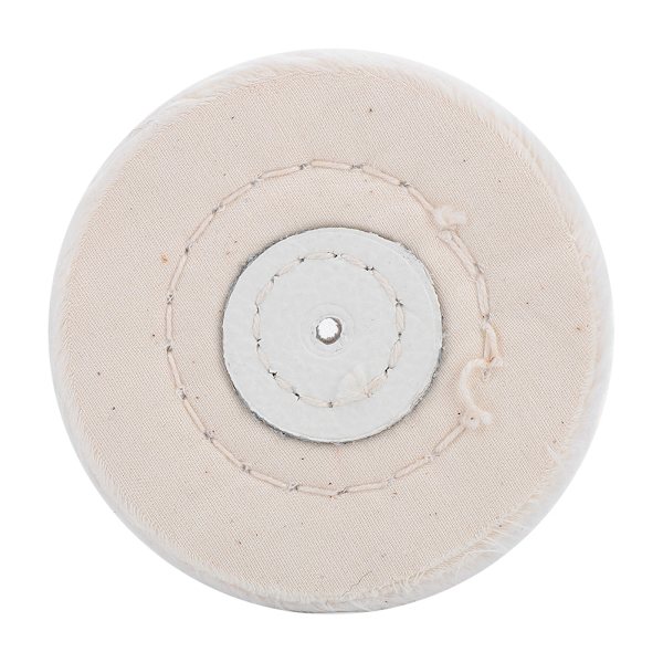 Korujen hionta Kiillotustyökalut Pearl Buffing Puuvillakangas Valkoinen Pyörätyyny (75mm)