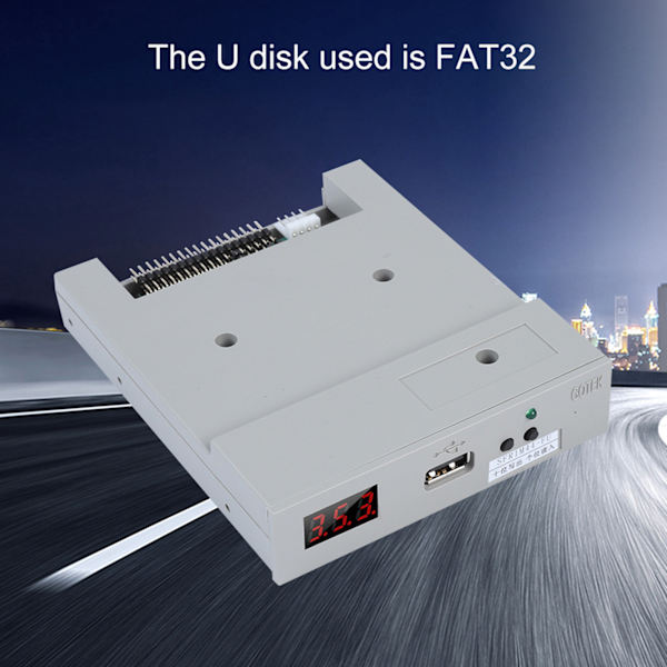 SFR1M44-FU 3,5 tum 1,44 MB USB diskettenhetsemulator för broderimaskin Plug and Play