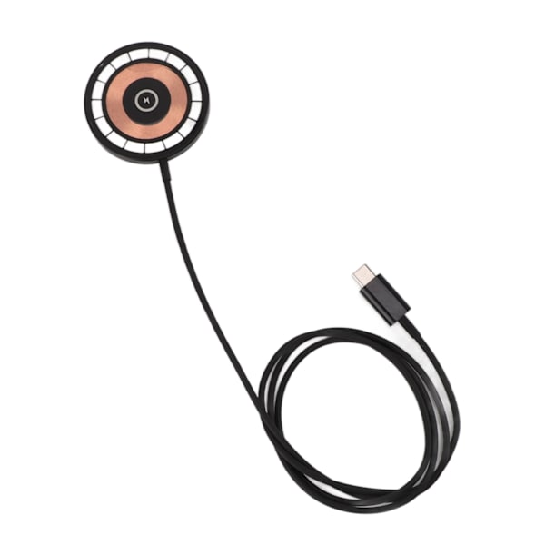 Magnetisk trådløs lader for iPhone 15W hurtig trådløs ladepute rund slank trådløs lader