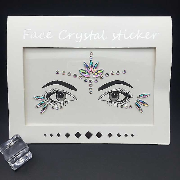 Rhinestone-stein for ansikt og kropp - Akryl krystalljuveler