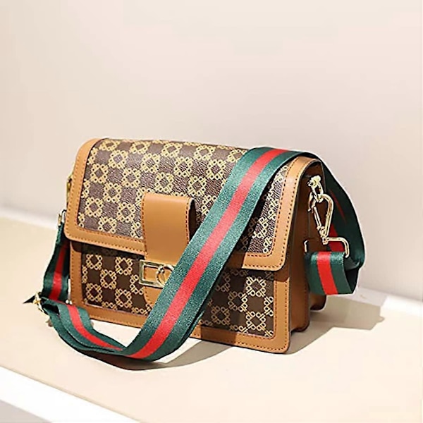 2 ST Bred Axelrem Justerbart Bälte Crossbody Väska Remmar Ersättning Handväska Remmar Passar Alla