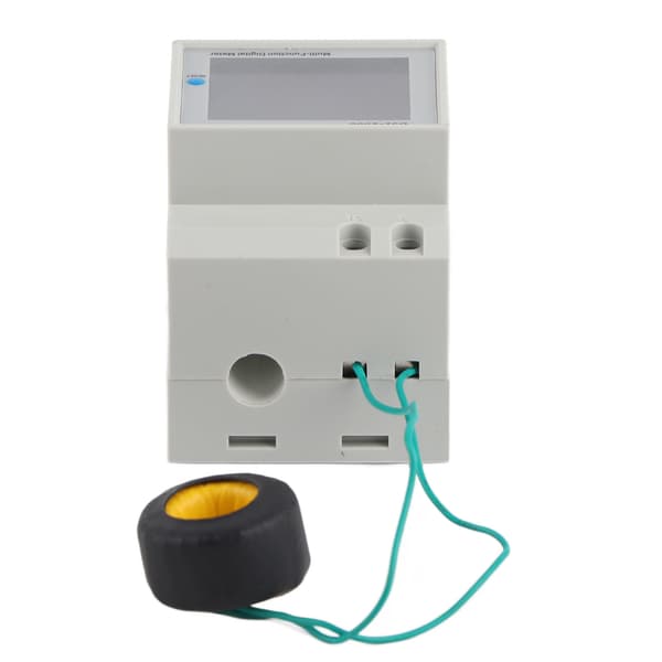 AC spenning strøm effektmåler skinnemonitor LCD Amperemeter Voltmeter Multimeter D52‑2066 250‑450V 0‑30000W
