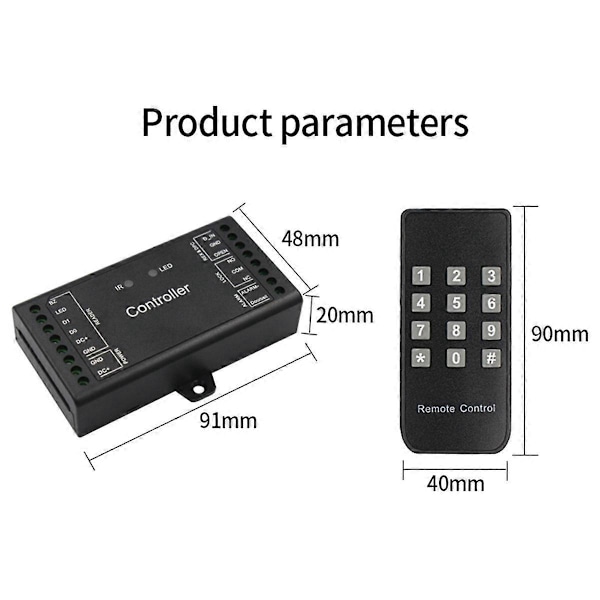 Sboard Mini-kokoinen yhden oven Wifi-etäohjattava kulunvalvonta