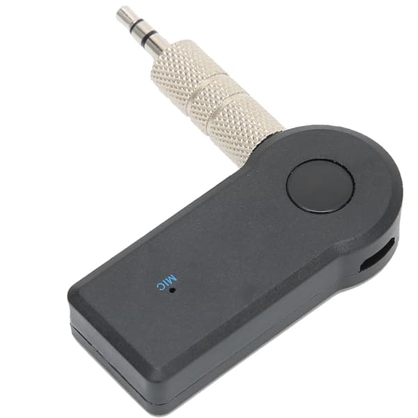 Bil Bærbar Bluetooth Musikk Mottaker Mini Trådløs Lydadapter 3.5MM Aux for Telefon