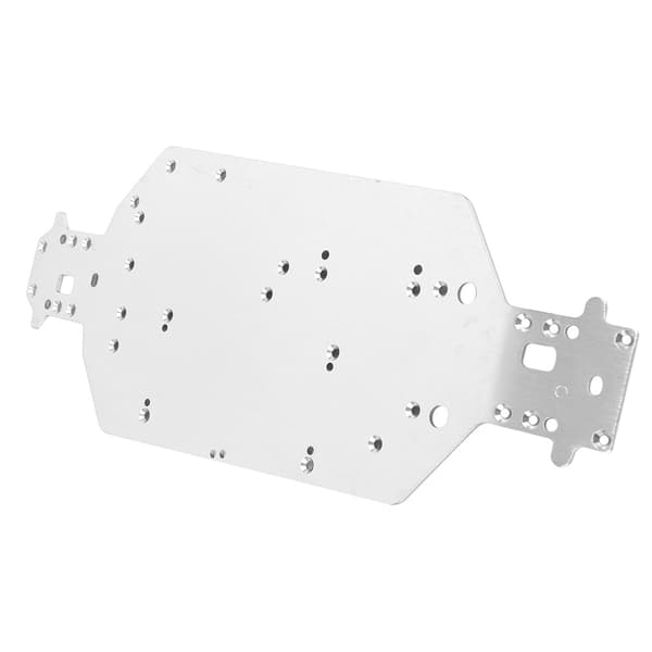 Chassis Upgrade Dele i Aluminium Legering til HSP 94107 94111 94110 94124 RC Bil Sølv