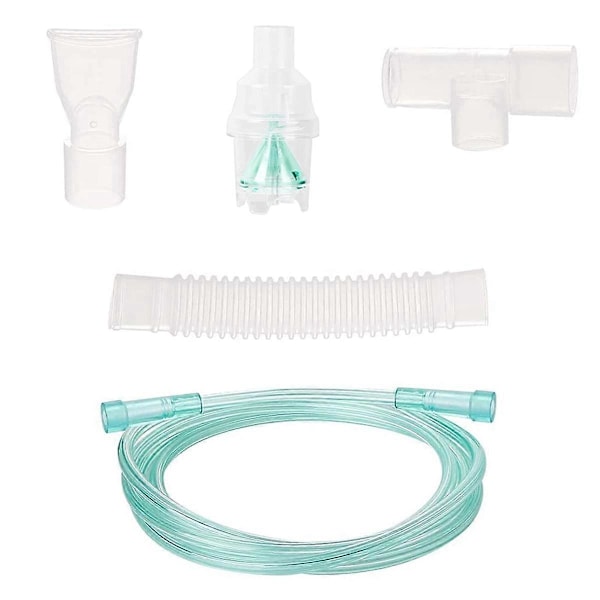 Ersättningskit för nebulisator, 3 kompletta set med slang och munstycke