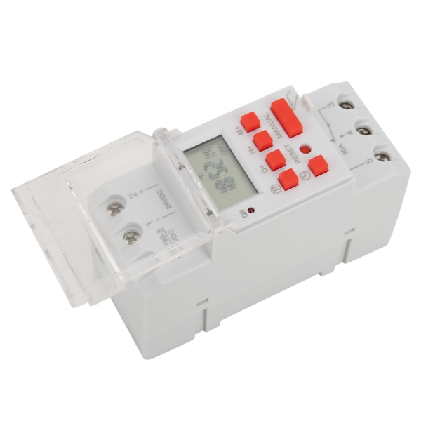 DC 24V 30A Ukentlig 12/24 timer Timerbryter LCD På Av Kontroll Programmerbart tidsrelé