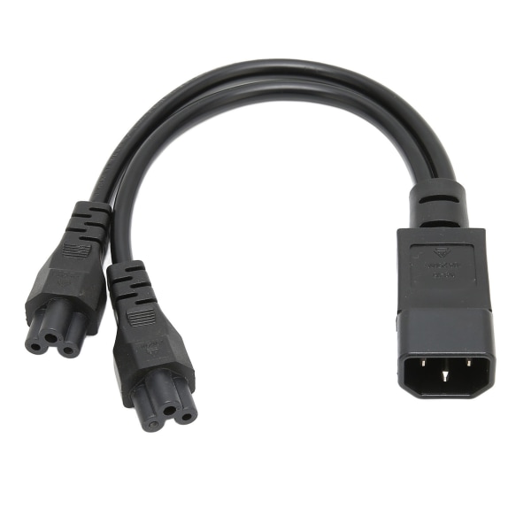 Splitter power IEC320 C14 hane till dubbel IEC320 C5 power hona för bärbar dator power 100‑250V