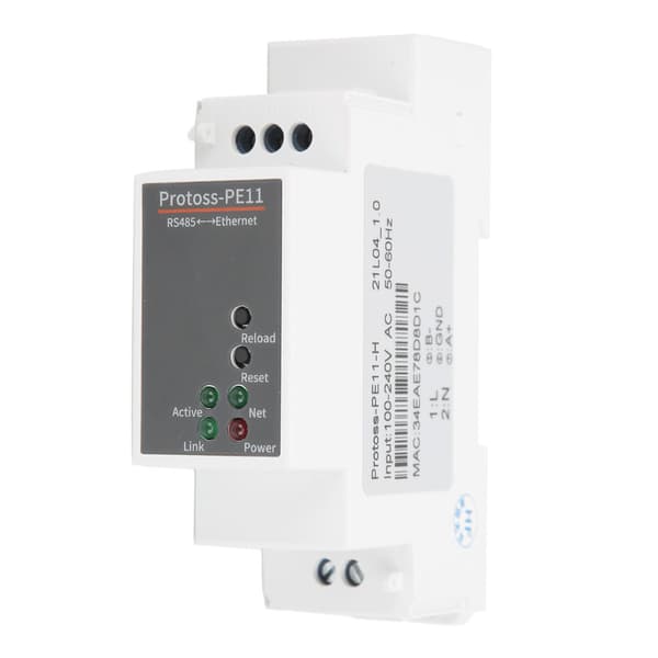 RS485 til Ethernet seriel server skinne montering router 100-240VAC PE11-H til FreeRTOS