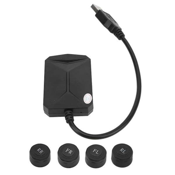 Dekktrykkovervåkingssystem med trådløs 4 intern ekstern sensor for Android-navigasjon USB-grensesnitt universell