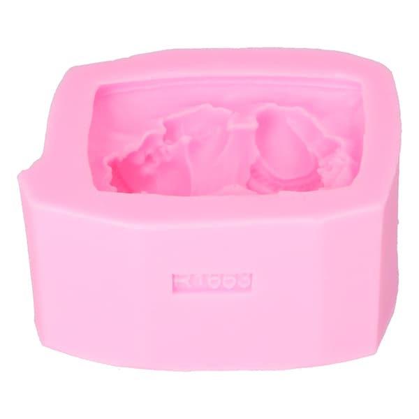 Sovende babyform silikone sæbeform til fondant kagepynt bagning DIY-værktøj