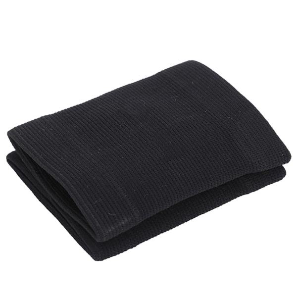 Et par polyesterfiber sort sport udendørs super elastisk strikning Fleksibel manchet Smertelindring Håndledsbeskytter støtte