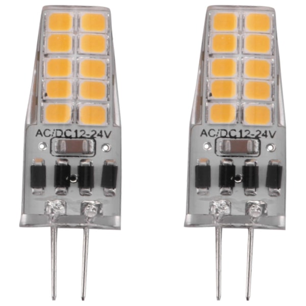 10 stk. G4 LED Pære Ac/dc12v-24v 3w Led G4 Lys 20led 360 Graders Lysvinkel 2835smd Erstatter 30w Halogen