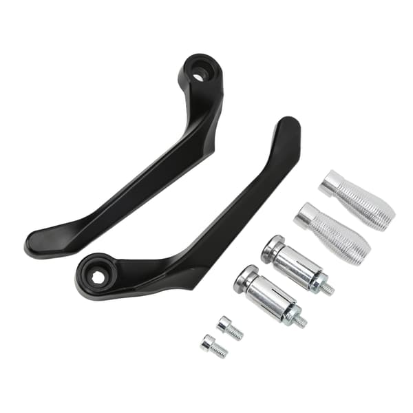 2st Motorcykelspakskydd Set Aluminiumlegering Bromskopplingshandtagsskydd för Mountainbikes Silver