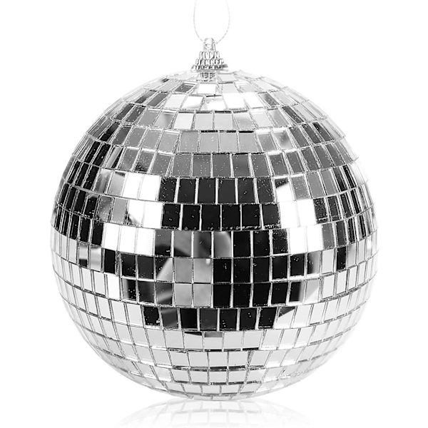 Party Time Discokula - Hängbar 15cm Glitterkula för Nyår, Födelsedagar och Temafester