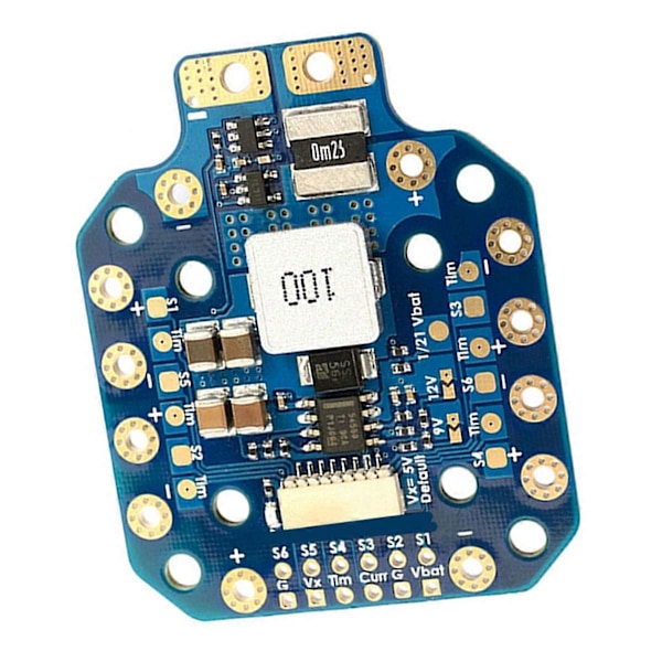 PDB-HEX 12S 5A 5V/9V/12V BEC Strømfordelingskort