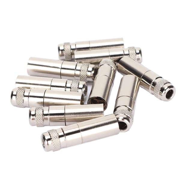 10 stk. 4-bens XLR hanstik Fuldmetal XLR hanstik til mixer mikrofonforstærker equalizer