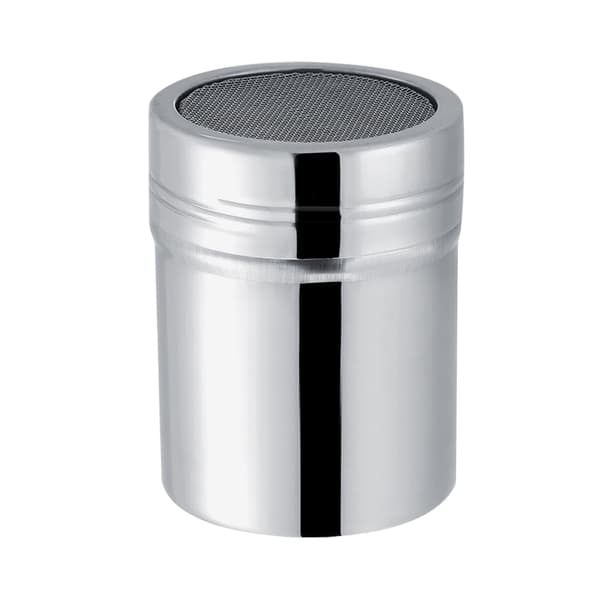 Kakaopulver Shaker i rustfrit stål Chokolade Flormelis Shaker Sifter (M)