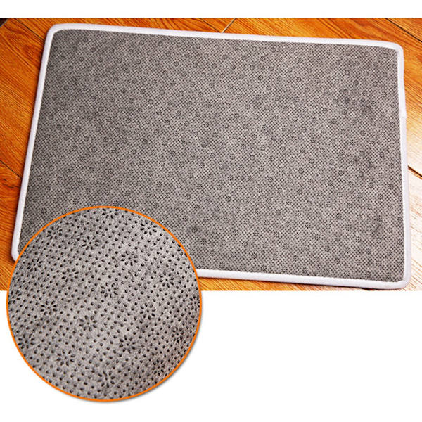 Retro-tyyliin pehmeä flanellimatto keittiön matto liukumatonta vettä imevä matto 40*60cm (1)