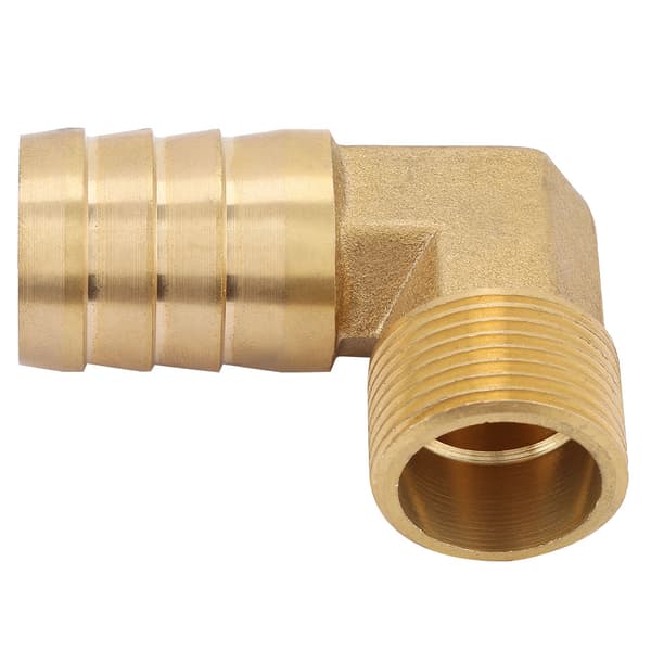 1 stk. 3/4\" han gevind messing albue pigget kobling slangefitting (25mm)