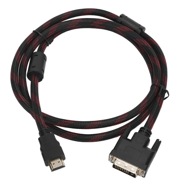 HD Multimedia Interface til DVI-kabel DVI 24+1 til HD Multimedia Interface-kabel til Raspberry Pi 1,4m/4,6ft