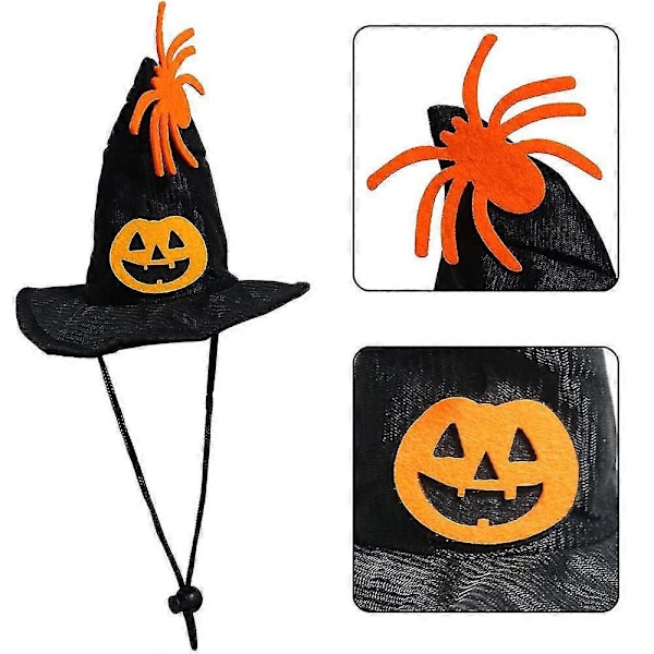 Julkläder för katter, Halloween-festdekoration för husdjur, Kappa Hatt Hundhalsband Ledare Söta Hund Katt Utklädningsaccessoarer