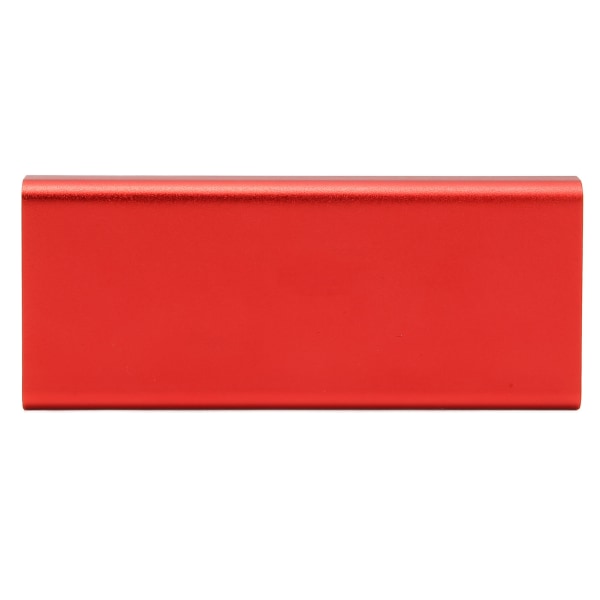 MSATA till USB 3.0 SSD-kapslingsadapter 6Gbps slimmad design Bra värmeavledning Röd SSD-kapsling Conveter- case för PC