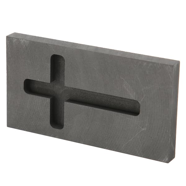 Grafitgötform Professionell Korsad Metallraffinaderiform för Guld Silver Aluminium