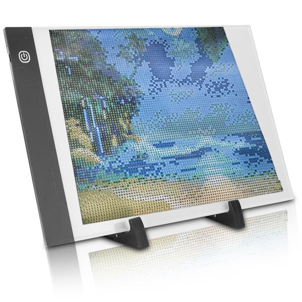 6 kpl:n set diamond painting LED-valot taidetarvikkeet valopaneelin läppäkirjasarja A4