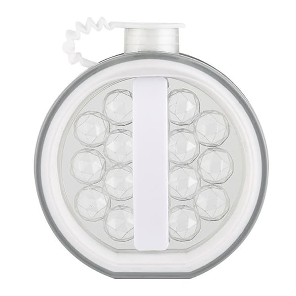 2 i 1 Isboldemaskine Isterningebakker Kedel Til Cocktail Kaffe Whiskey Champagne Øl Juice Vand Lysegrå