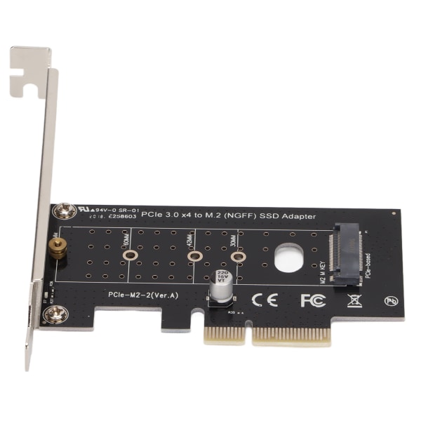 NVME M.2 til PCIE3.0 X4-adapter Rask hastighet Rask varmeavledning M.2 NVME SSD til PCIE 3.0X4